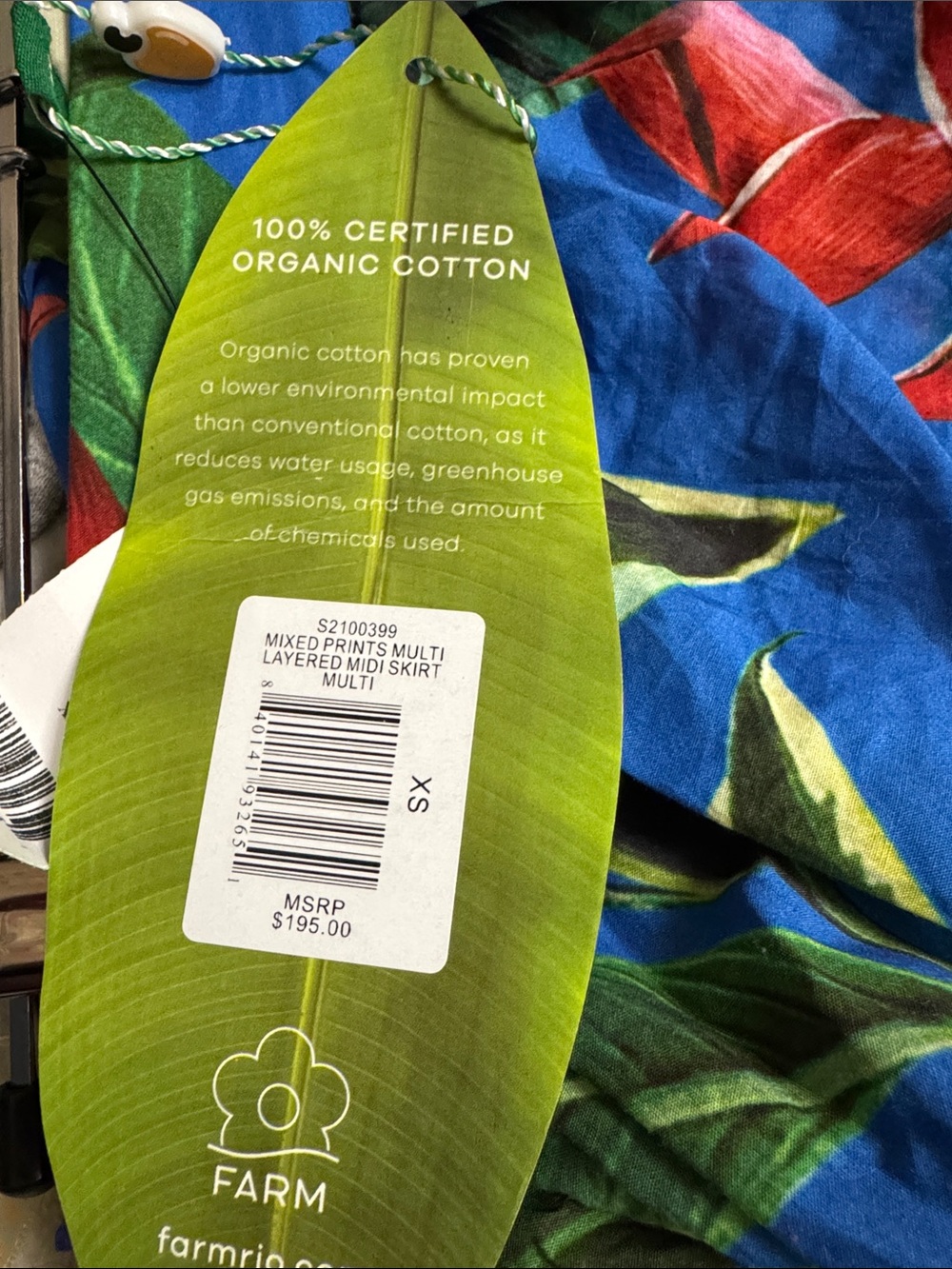 FARM Rio Multicolor Tiered Ruffle Skirt - Picture 3 of 3